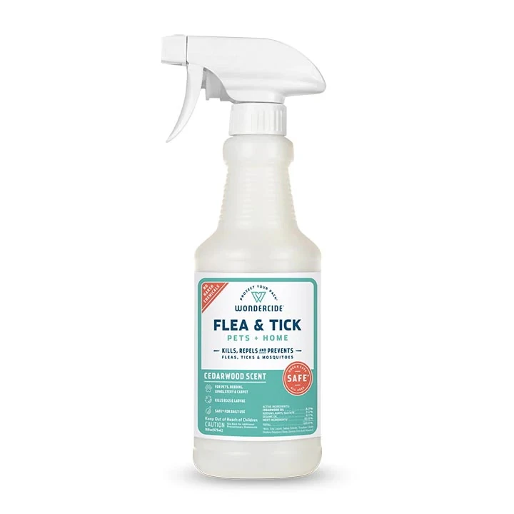 Wondercide Flea & Tick Spray Cedarwood Formula For Pets + Home, 16-oz Bottle